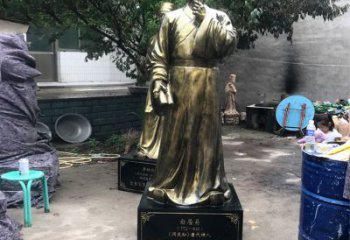 黑龙江白居易仿铜雕像经典中国古代诗人的艺术再现