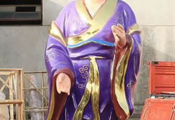 黑龙江玻璃钢宗教庙宇彩绘八仙神像