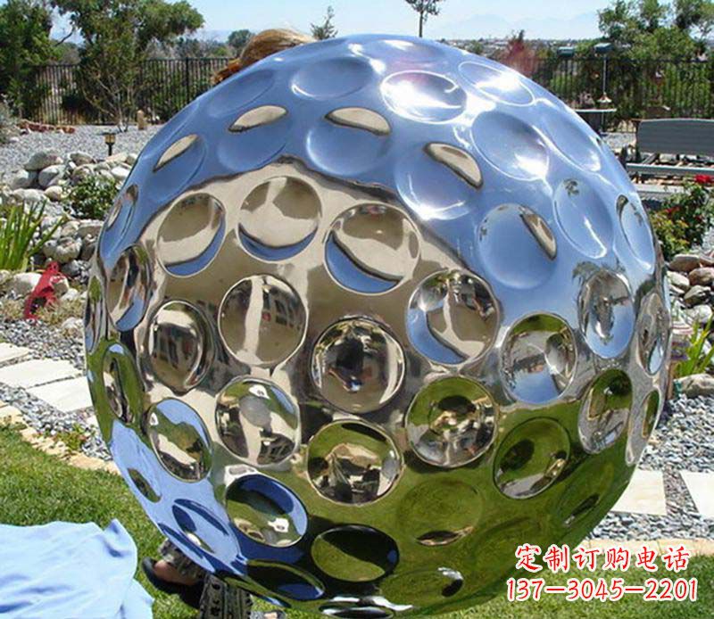 黑龙江不锈钢高尔夫球雕塑