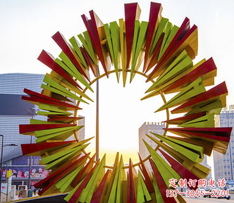 黑龙江绚烂太阳,精美不锈钢太阳花雕塑