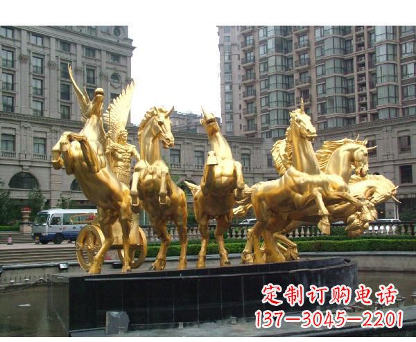 黑龙江阿波罗的象征——青铜雕塑