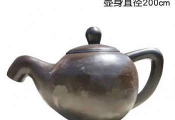 黑龙江青铜茶壶雕塑——彰显传统文化的艺术精髓