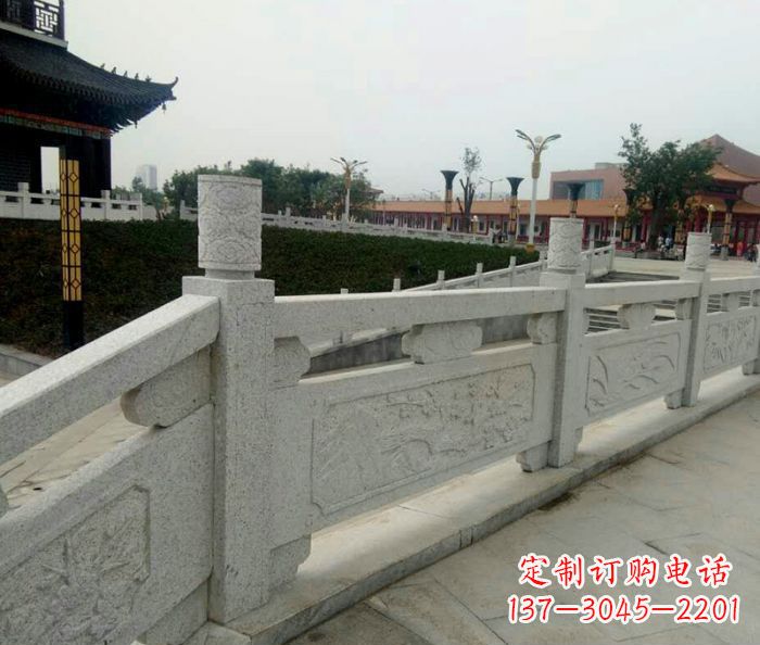 黑龙江精美大理石栏板雕塑