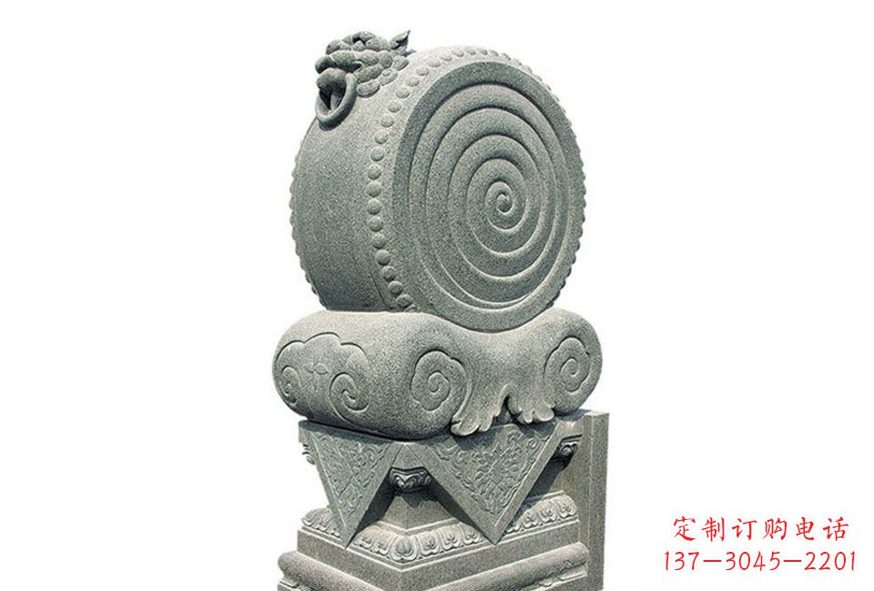 黑龙江门墩招财石雕