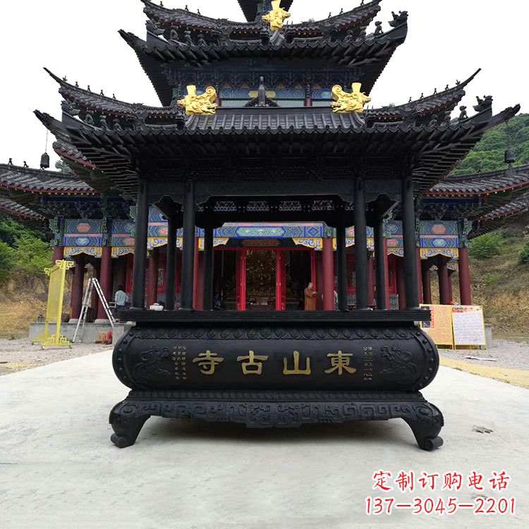 黑龙江大型寺庙香炉雕塑