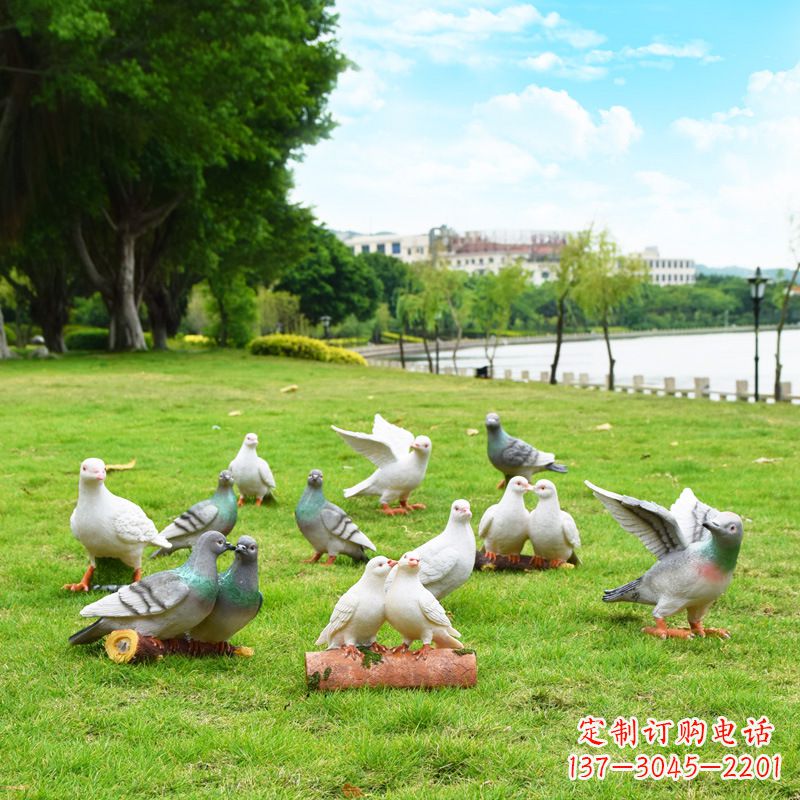 黑龙江大学和平鸽雕塑