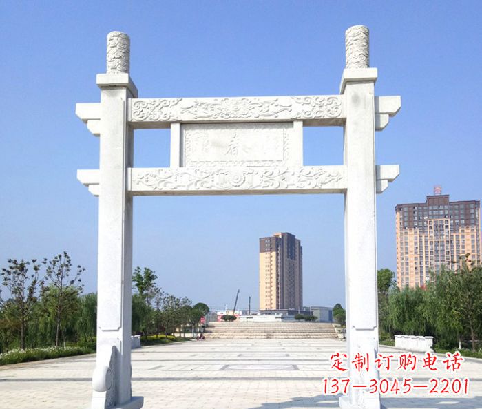 黑龙江石牌楼雕塑——精美的浓缩艺术
