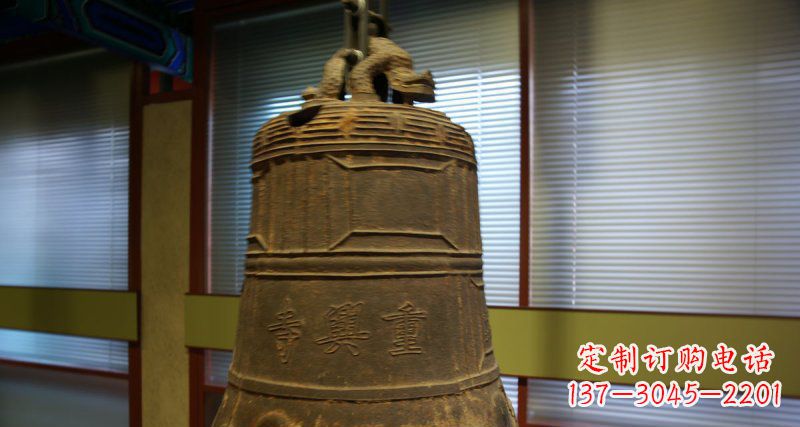 黑龙江仿古铜钟寺庙铜雕