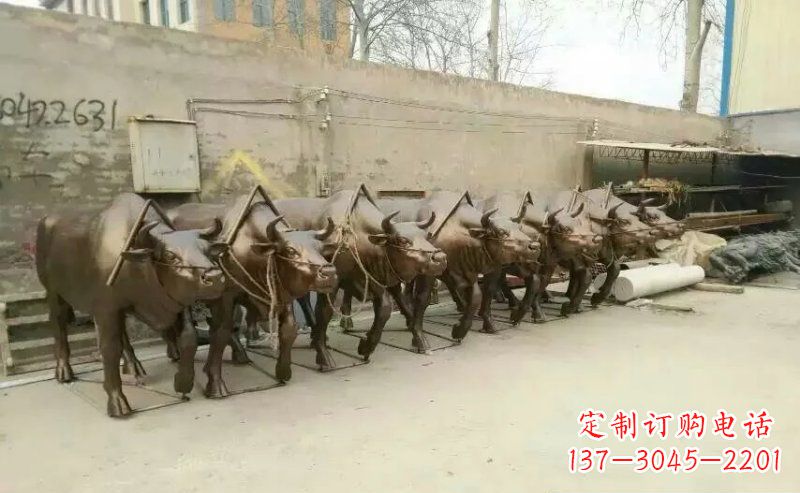 黑龙江仿铜玻璃钢动物雕塑