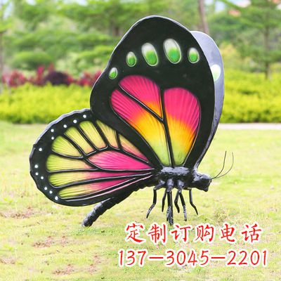 黑龙江仿真蝴蝶_品红色款405x78x110