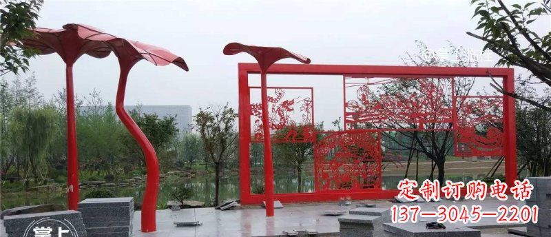 黑龙江不锈钢龙凤雕塑