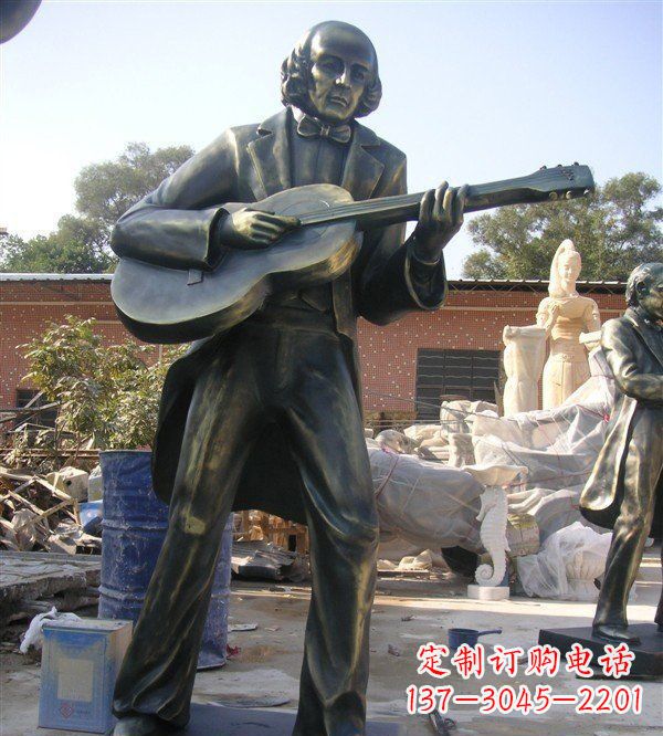 黑龙江高端精致吉他雕塑