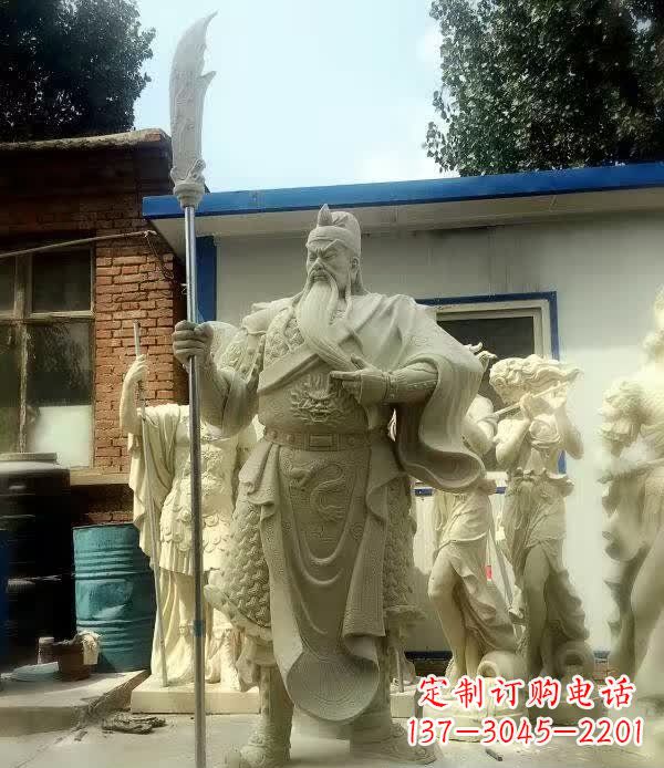 黑龙江古代关公石雕