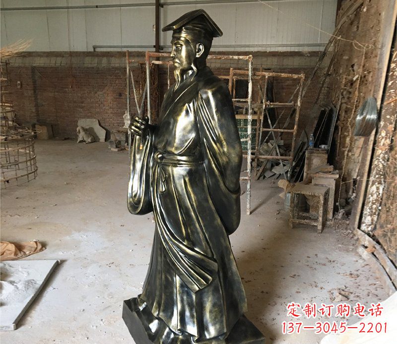 黑龙江千古经典——代表古代艺术审美的王羲之雕塑