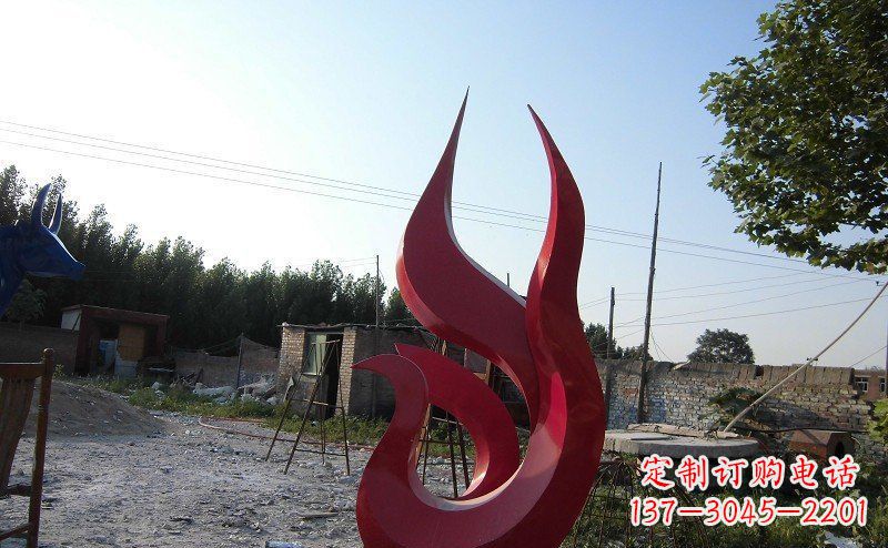 黑龙江广场不锈钢抽象凤凰雕塑_1 (2)