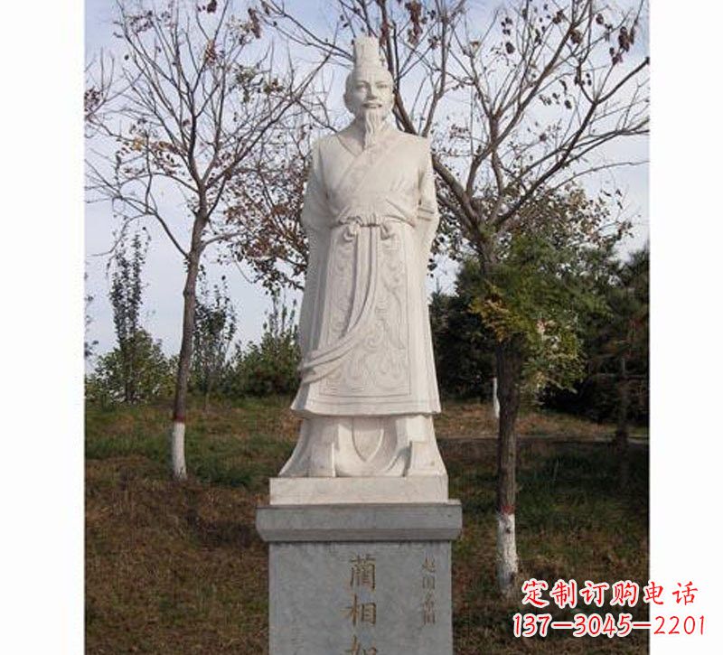 黑龙江领雕塑：精致古代名人石雕