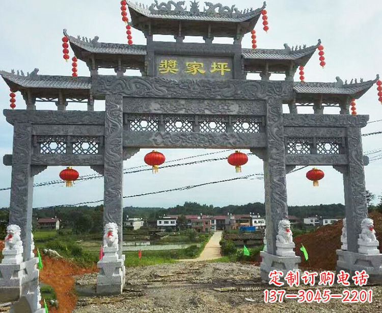黑龙江石牌坊石雕