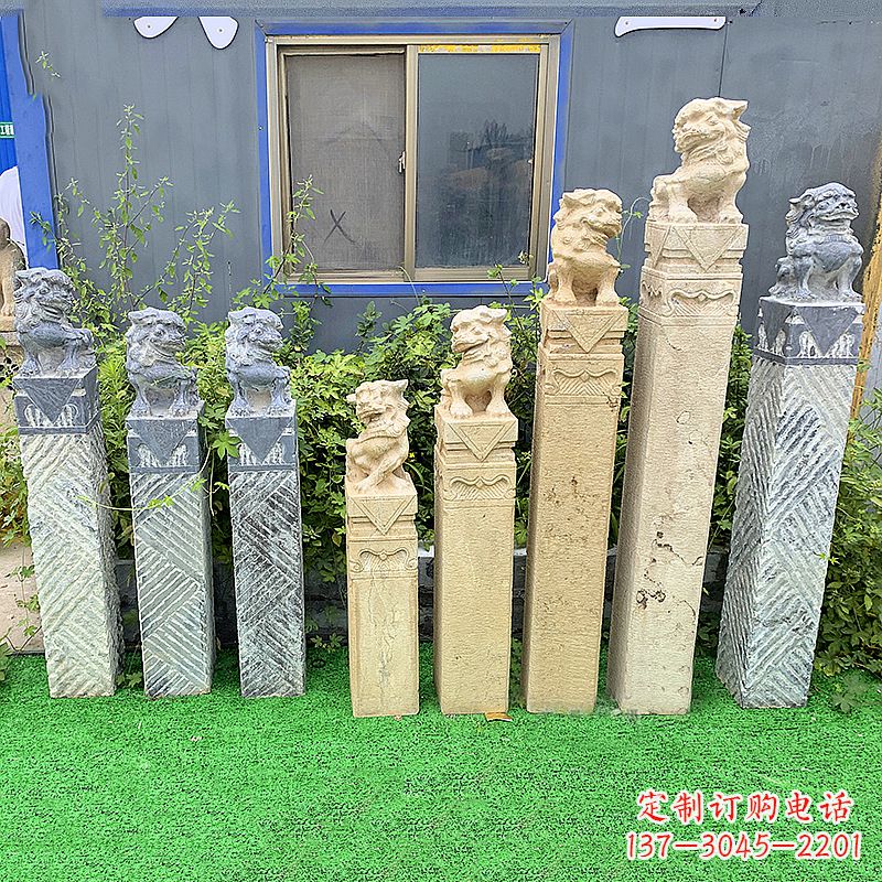 黑龙江拴马桩狮子