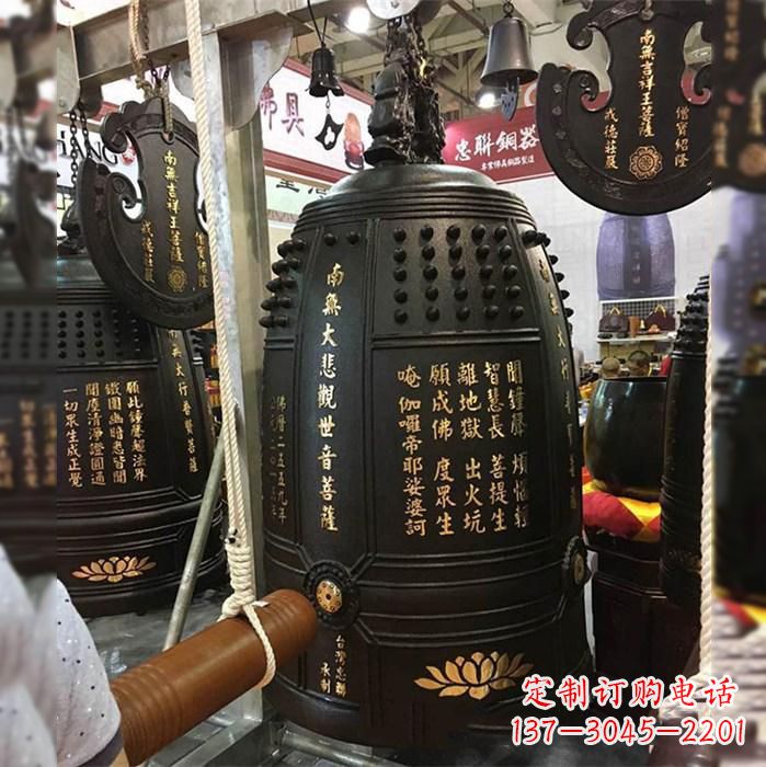 黑龙江寺院挂钟铜雕塑
