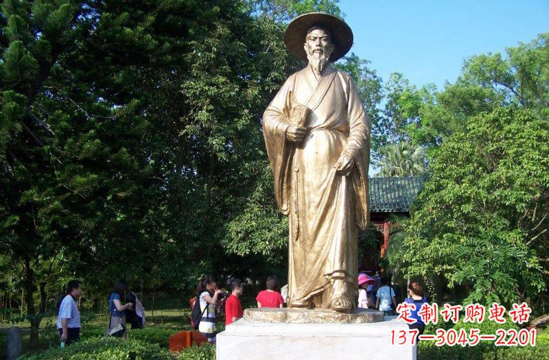 黑龙江铜雕古代名人苏轼苏东坡