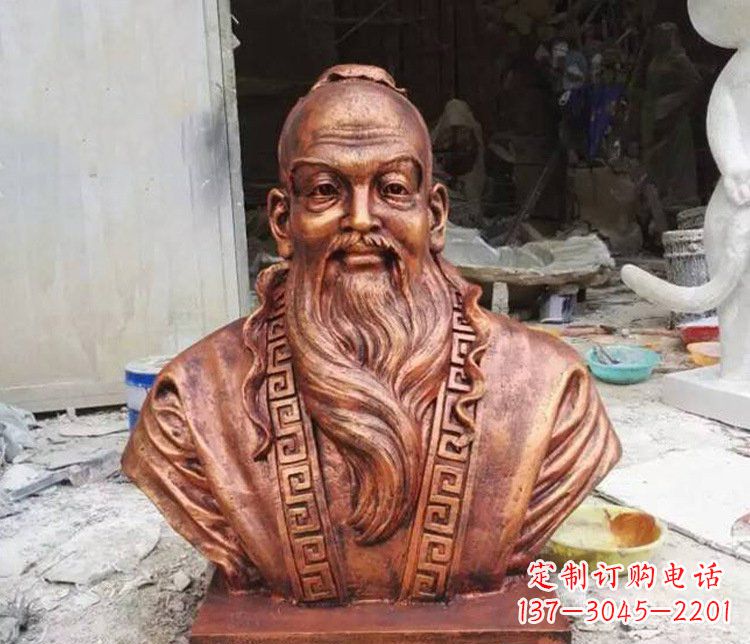 黑龙江铜雕古代孙思邈人物雕塑