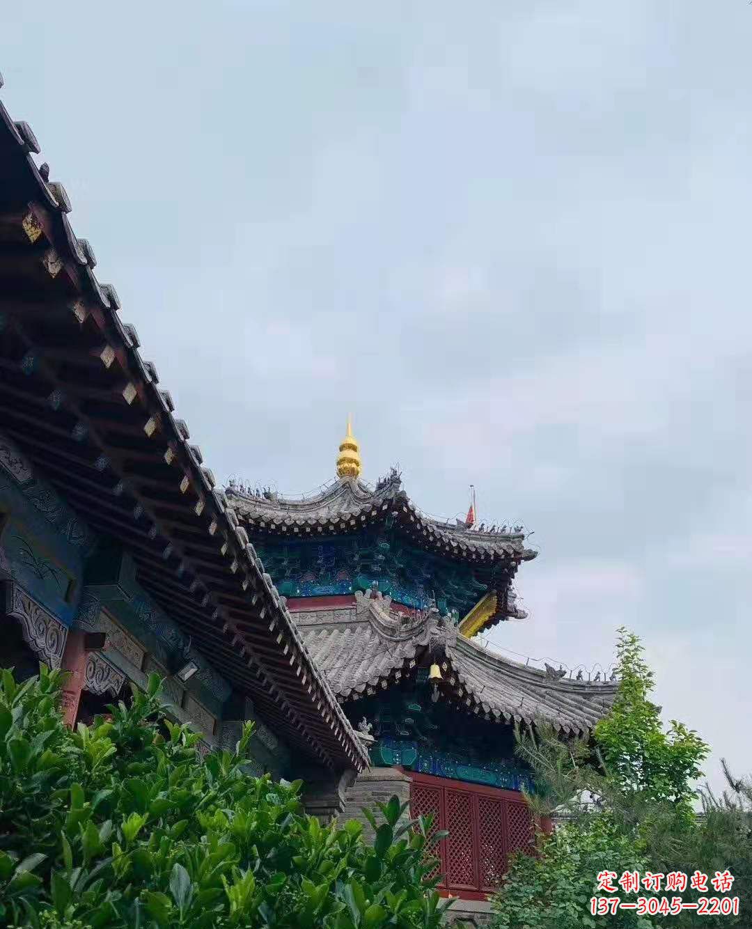 黑龙江铜雕葫芦塔顶寺庙摆件 