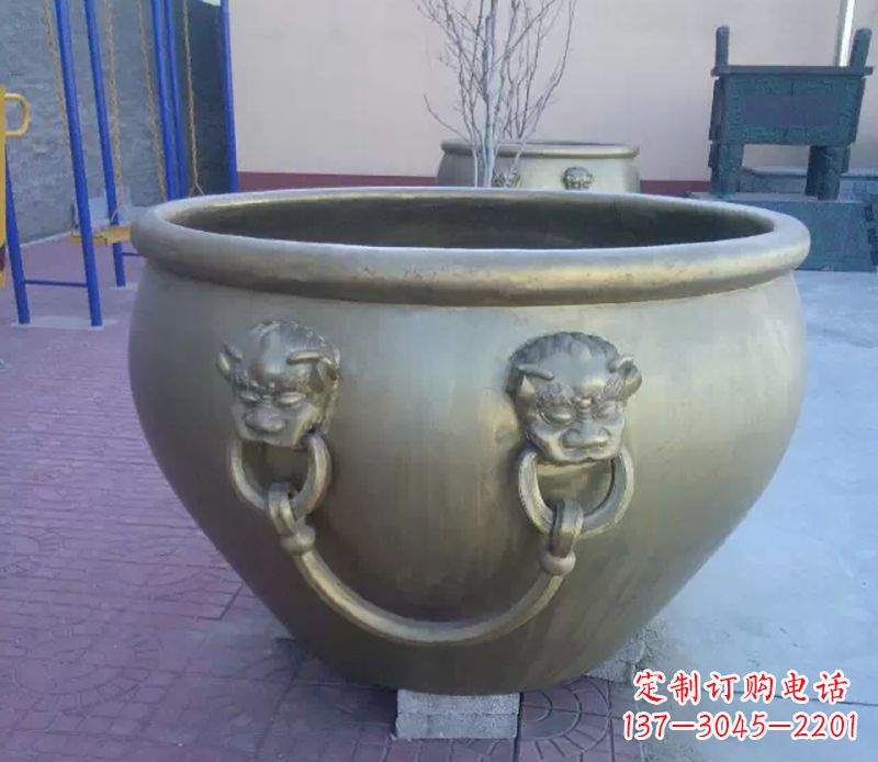 黑龙江铜雕水缸