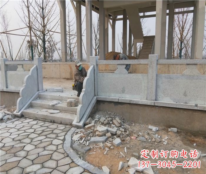 黑龙江园林景观大理石桥栏板石雕_2 (2)