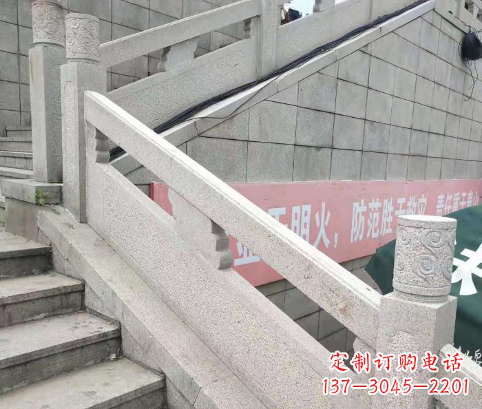 黑龙江园林景观大理石桥栏板石雕_1 (2)