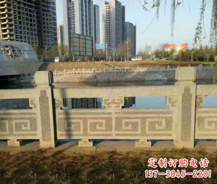 黑龙江园林景观仿古石雕栏板 (3)