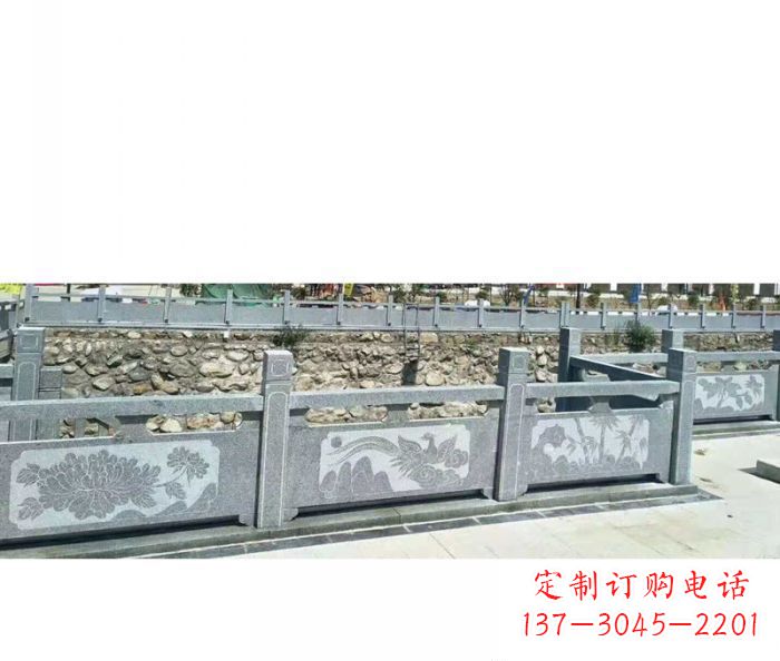 黑龙江园林景观仿古石雕栏板 (5)