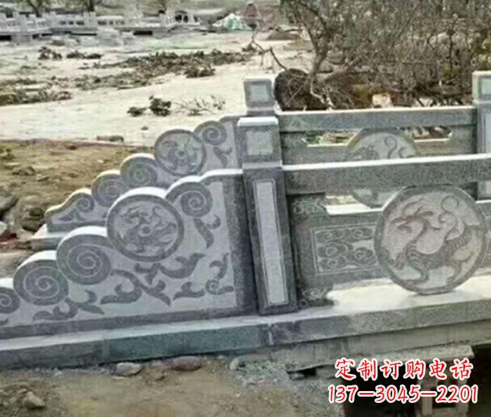 黑龙江园林景观仿古石雕栏板 (10)