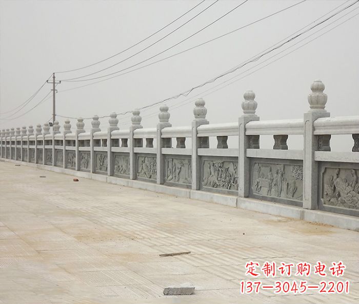黑龙江园林景观仿古石雕栏板_2