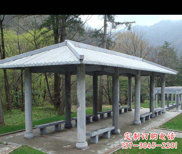 黑龙江园林景观仿古石雕长廊