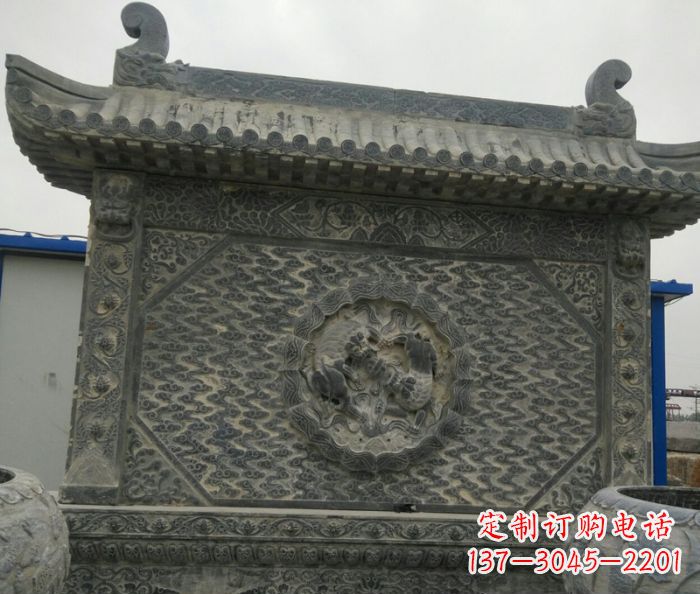 黑龙江园林景观仿古石雕影壁
