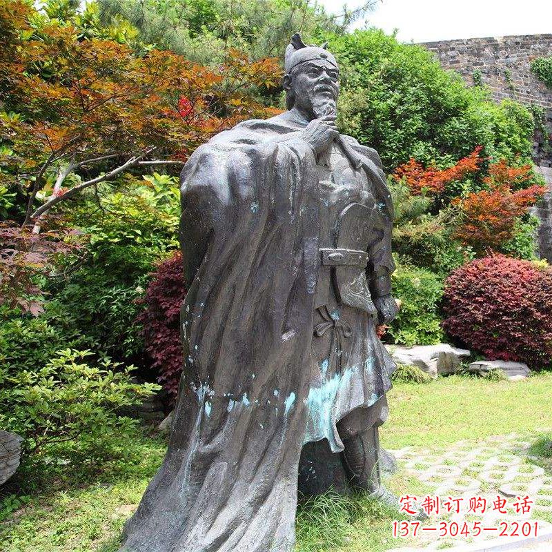 黑龙江园林历史人物明太祖朱元璋雕塑