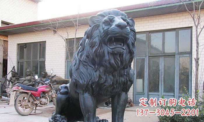 黑龙江铸铜狮子铜雕